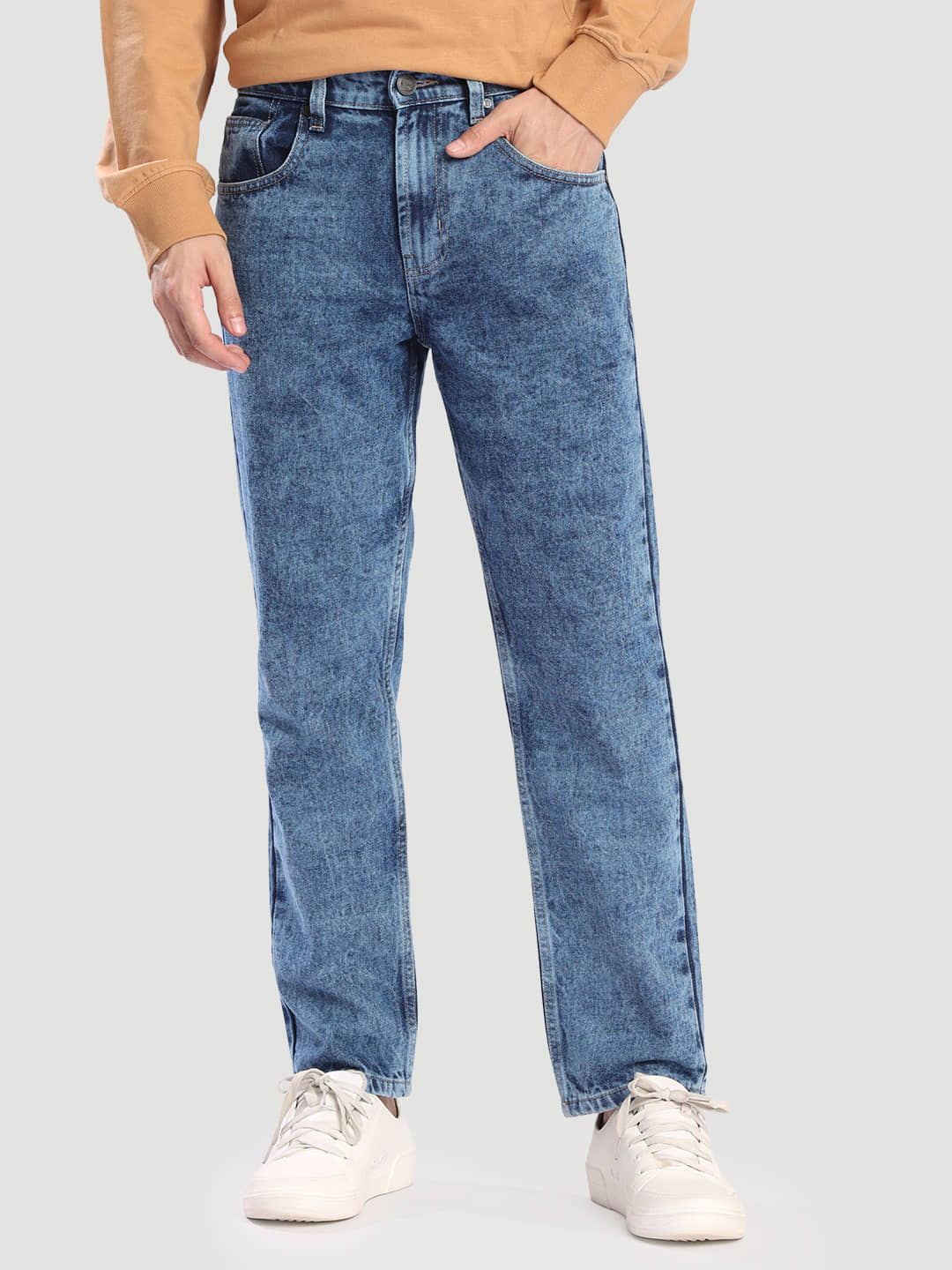 Bene Kleed Regular Fit Dyed Men's Jeans - Blue ( Pack of 1 ) - Jeans | Buy online on ZillyBuy