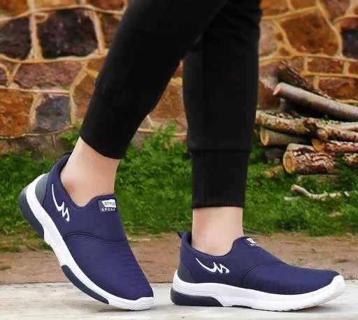     			COOPERWINGS Running Shoes Men Black shoes Navy Men's Outdoor Shoes