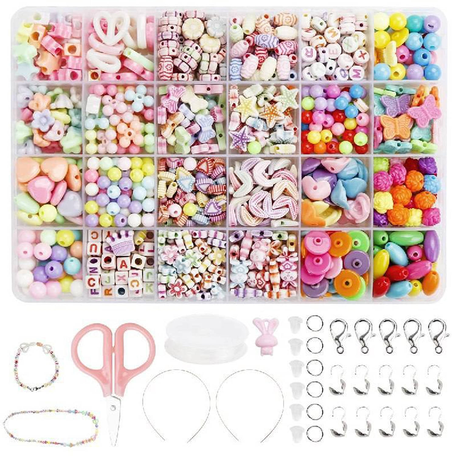     			DIY Bead Bracelet Making Kit for Girls & Kids– Jewellery  Craft Set