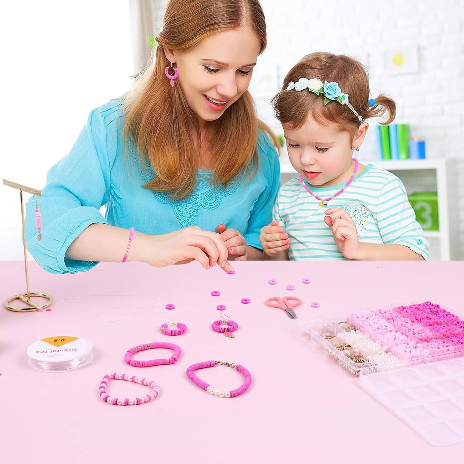     			DIY Bead Bracelet Making Kit for Girls & Kids– Jewellery  Craft Set