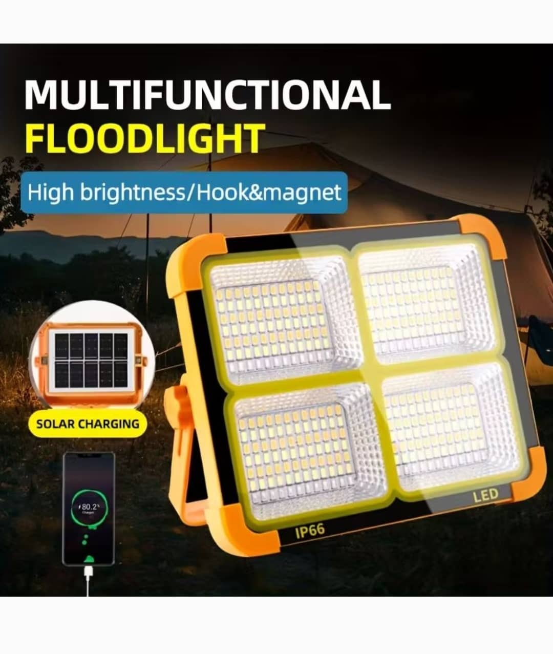 FLEXTOX 50W Solar Emergency Light ( Pack of 1 )