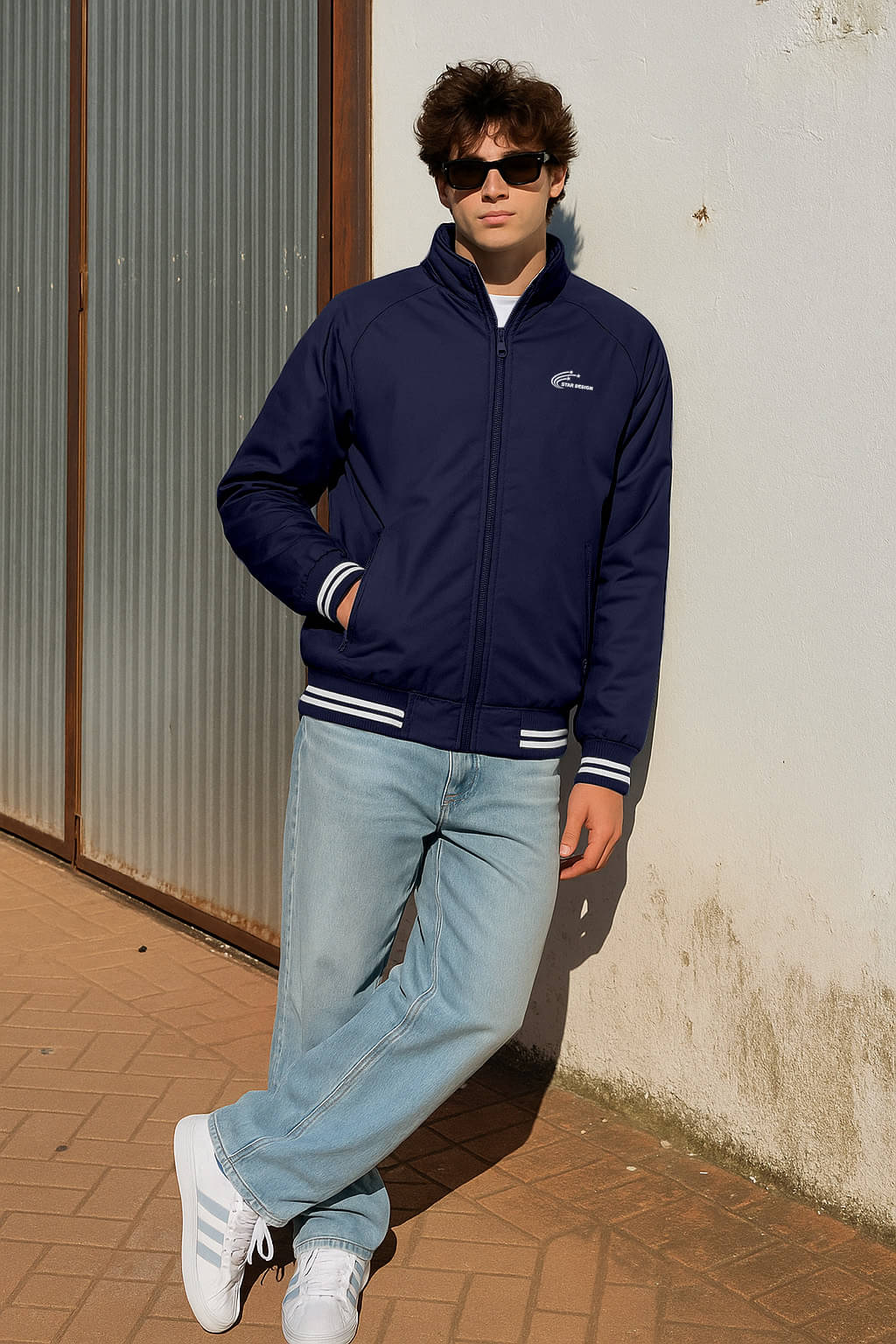 FTX Polyester Men's Casual Jacket - Blue ( Pack of 1 ) FTX Polyester Men's Casual Jacket - Blue ( Pack of 1 )