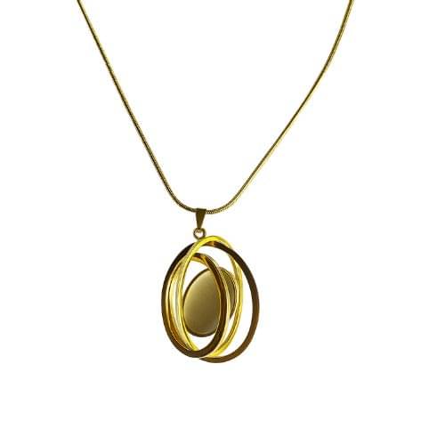 Flauri Golden Pendant ( Pack of 1 ) Flauri Golden Pendant ( Pack of 1 )
