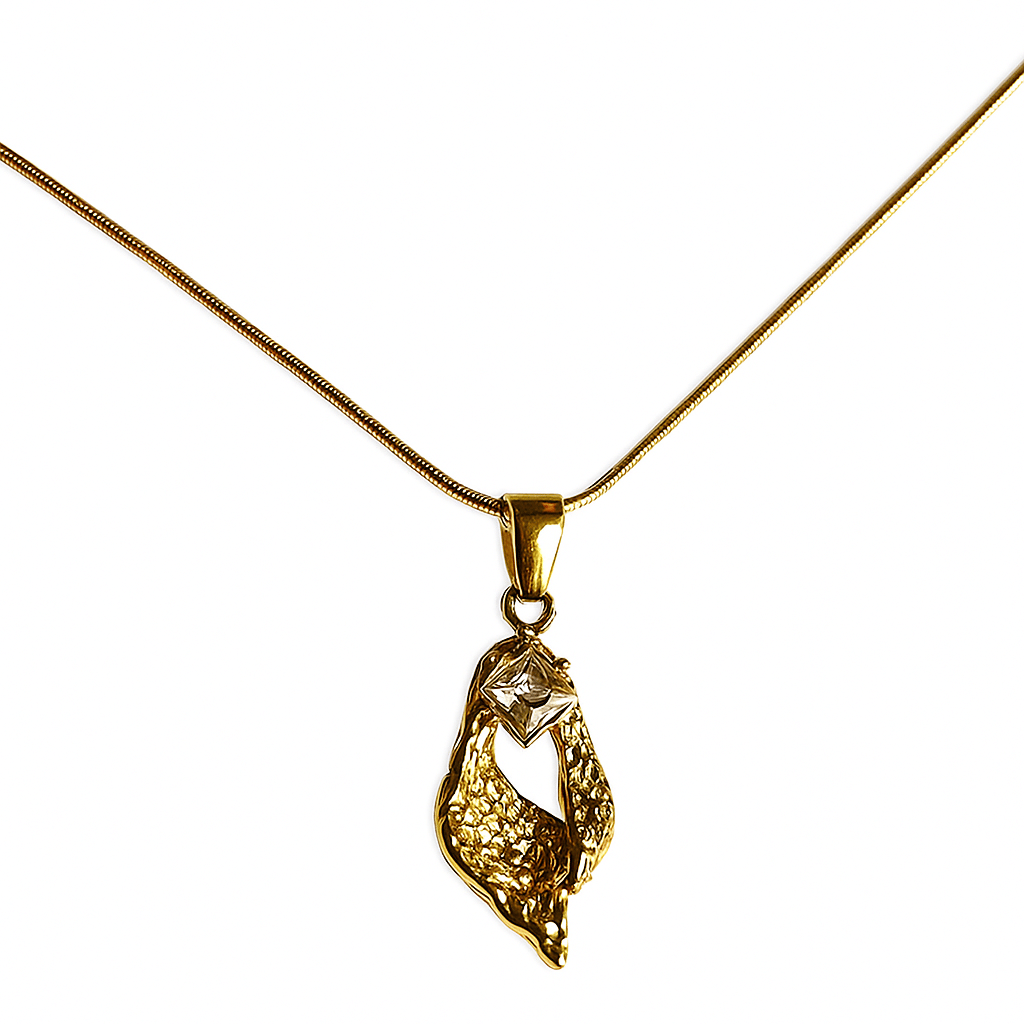 Flauri Golden Pendant ( Pack of 1 ) Flauri Golden Pendant ( Pack of 1 )