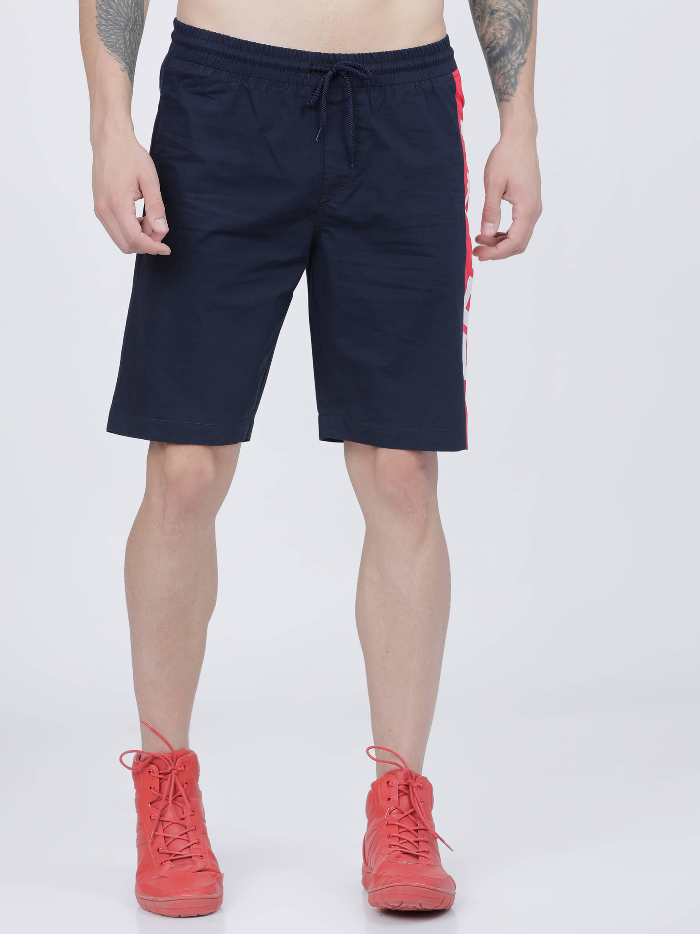 Highlander Blue Cotton Men's Shorts ( Pack of 1 ) Highlander Blue Cotton Men's Shorts ( Pack of 1 )