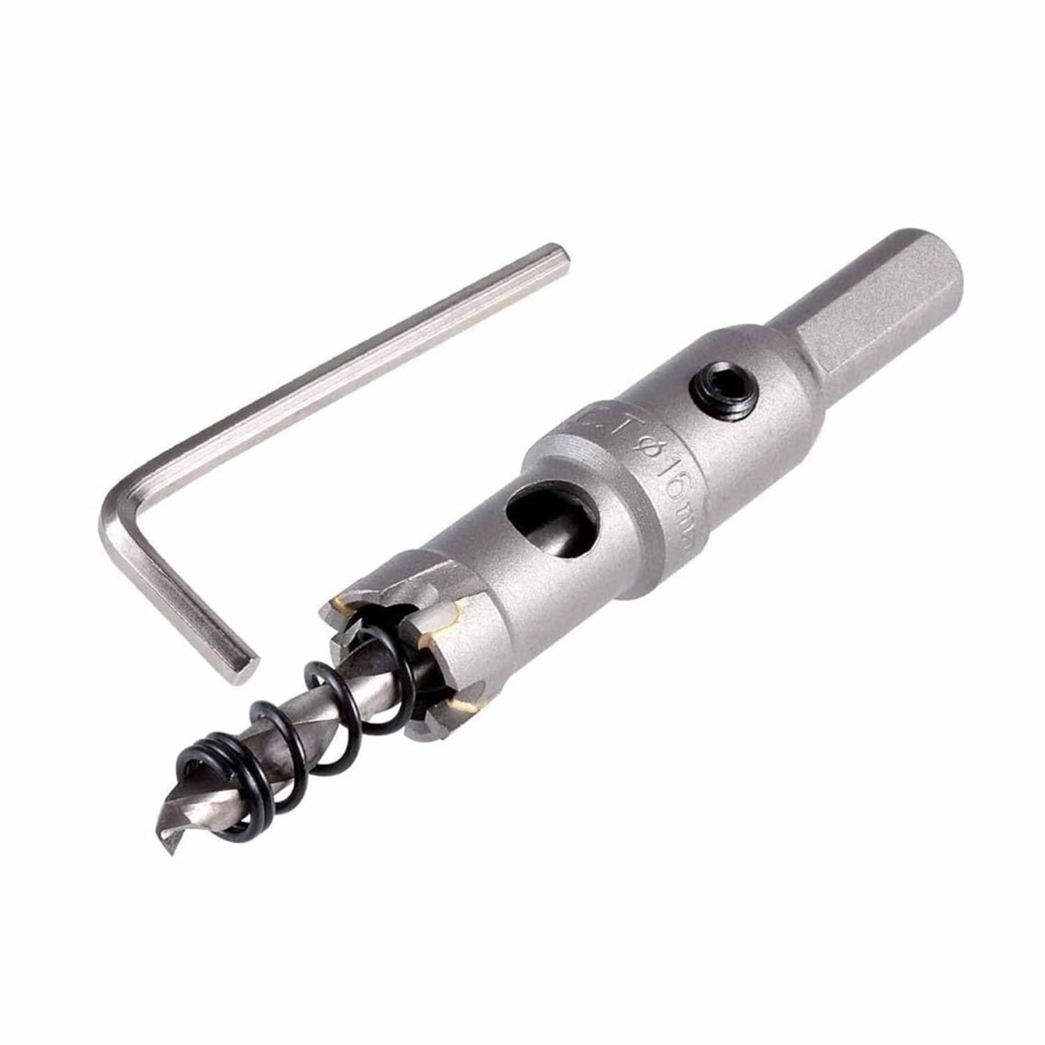     			LXMI 16mm TCT Core Drill Bit – Carbide Hole Saw for Stainless Steel, Mild Steel, Cast Iron, Aluminium & Metals – Industrial Drill Cutter – Choice of Sizes 16