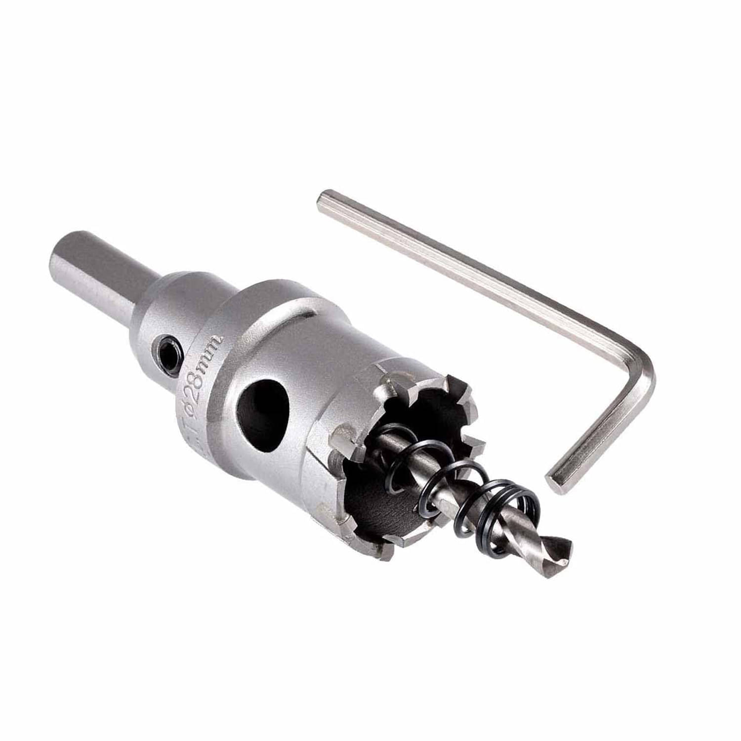     			LXMI 28mm TCT Core Drill Bit – Carbide Hole Saw for Stainless Steel, Mild Steel, Cast Iron, Aluminium & Metals – Industrial Drill Cutter – Choice of Sizes 28