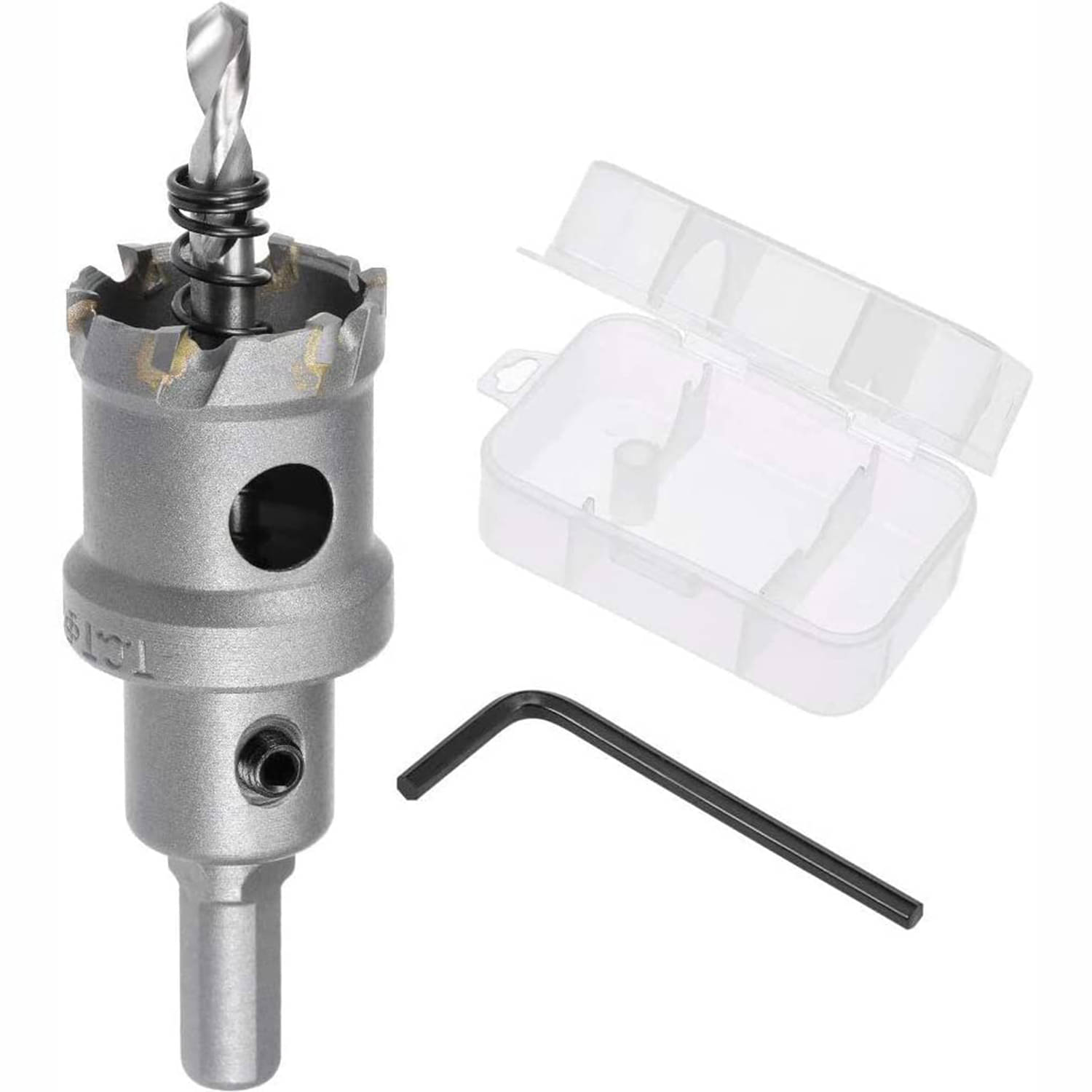     			LXMI 30mm TCT Core Drill Bit – Carbide Hole Saw for Stainless Steel, Mild Steel, Cast Iron, Aluminium & Metals – Industrial Drill Cutter – Choice of Sizes 30