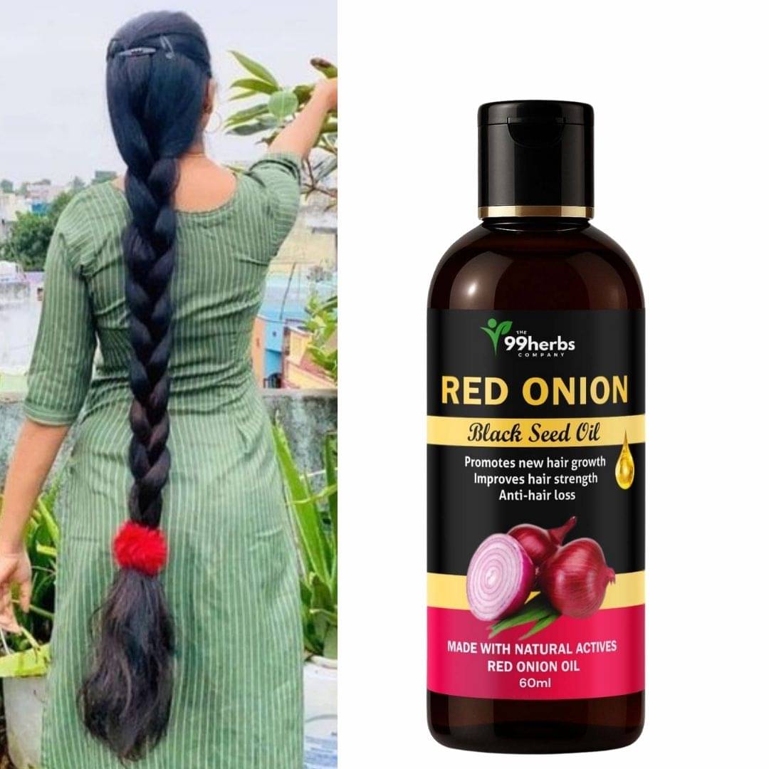     			THE 99 HERBS COMPANY Hair Growth Onion Oil 60 ml ( Pack of 1 )