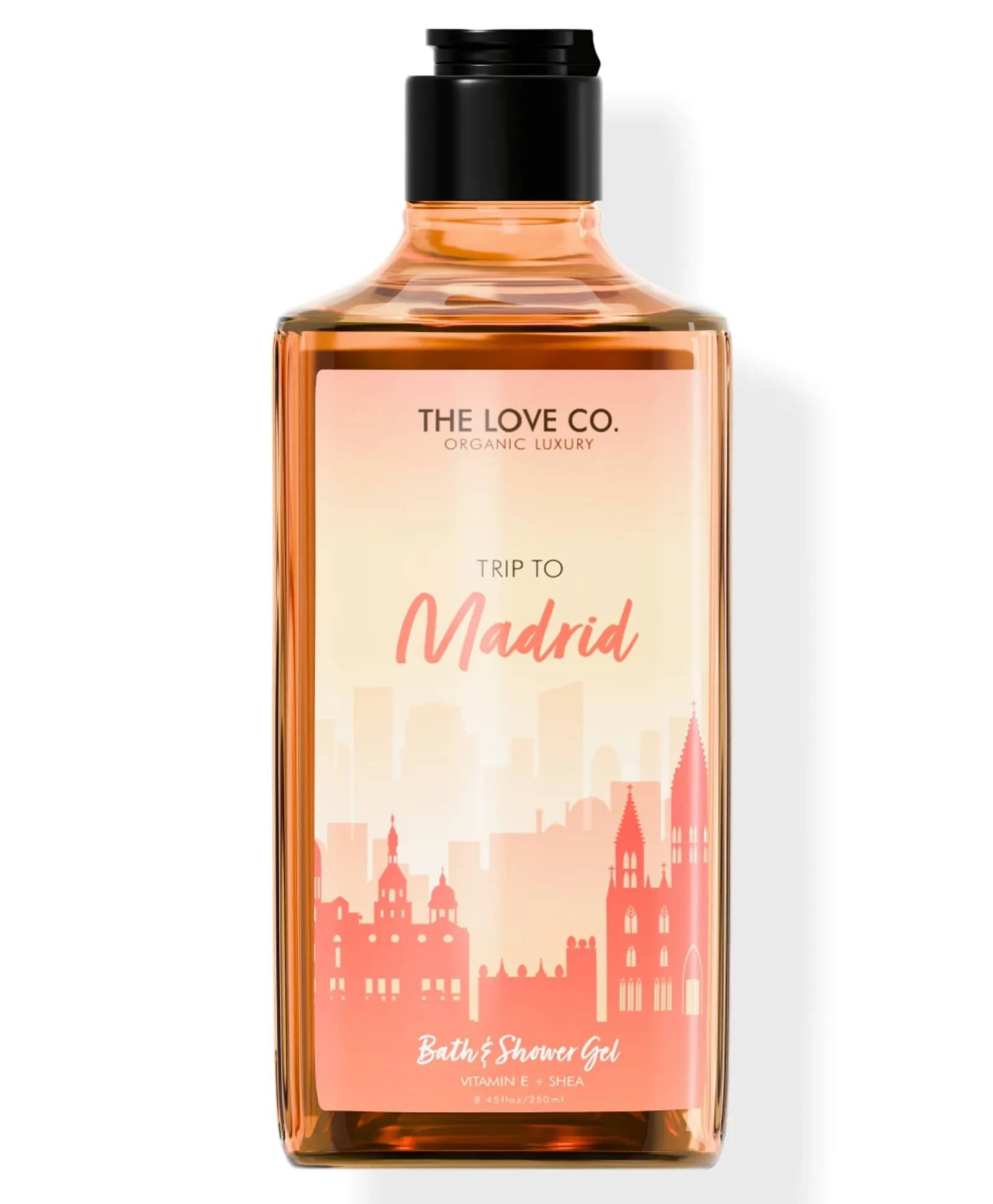     			The Love Co Unisex Bath & Body Wash for Men & Women Vegan & Paraben Free (Madrid), 250ml
