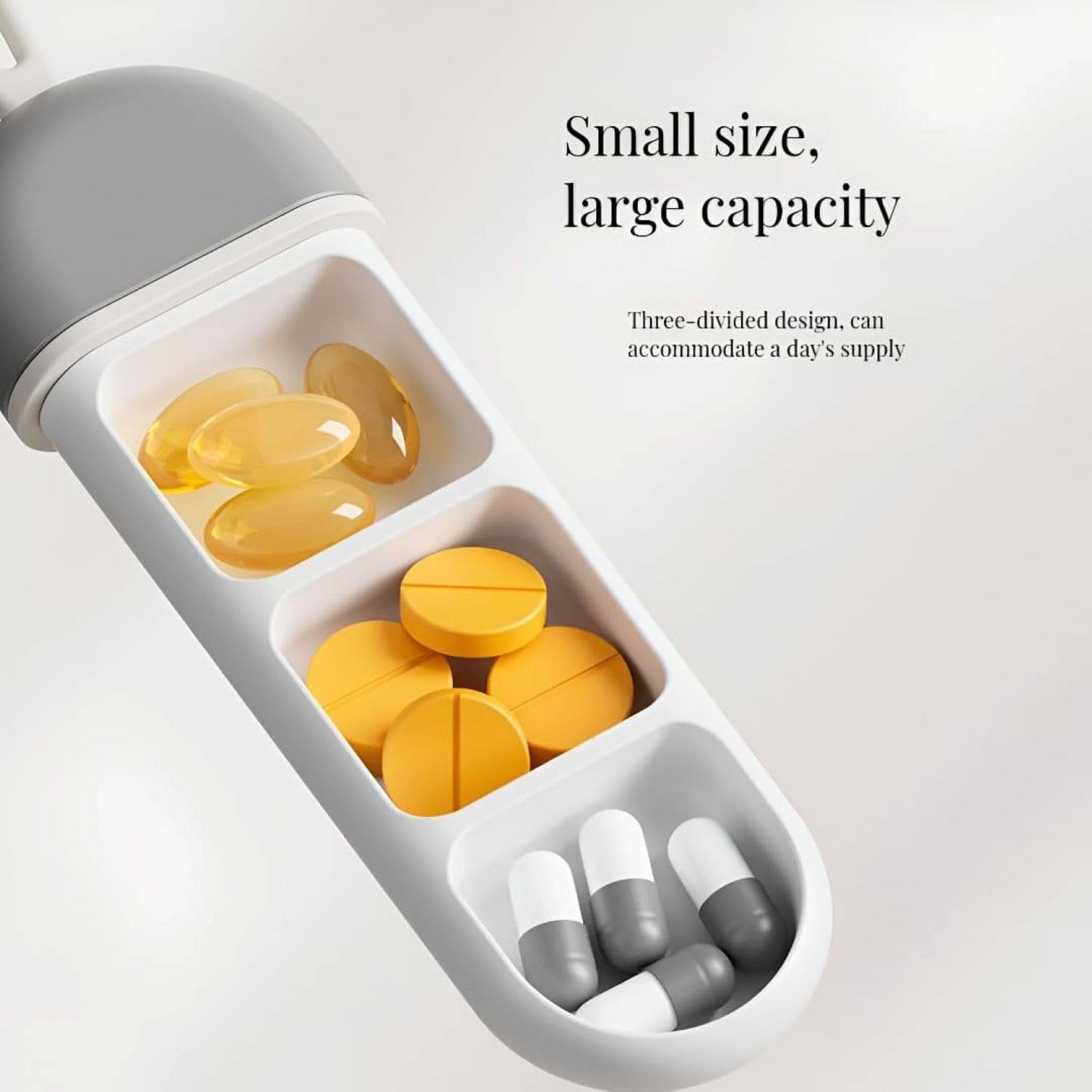     			Travel Pill Organizer Box for Travel & Home | Weekly 7 Day Medicine Storage Case | Portable Mini Pill Container | Waterproof Pill Box for Tablets & Vitamins | Pocket Size Medicine Dispenser | Lightweight Travel Pill Holder