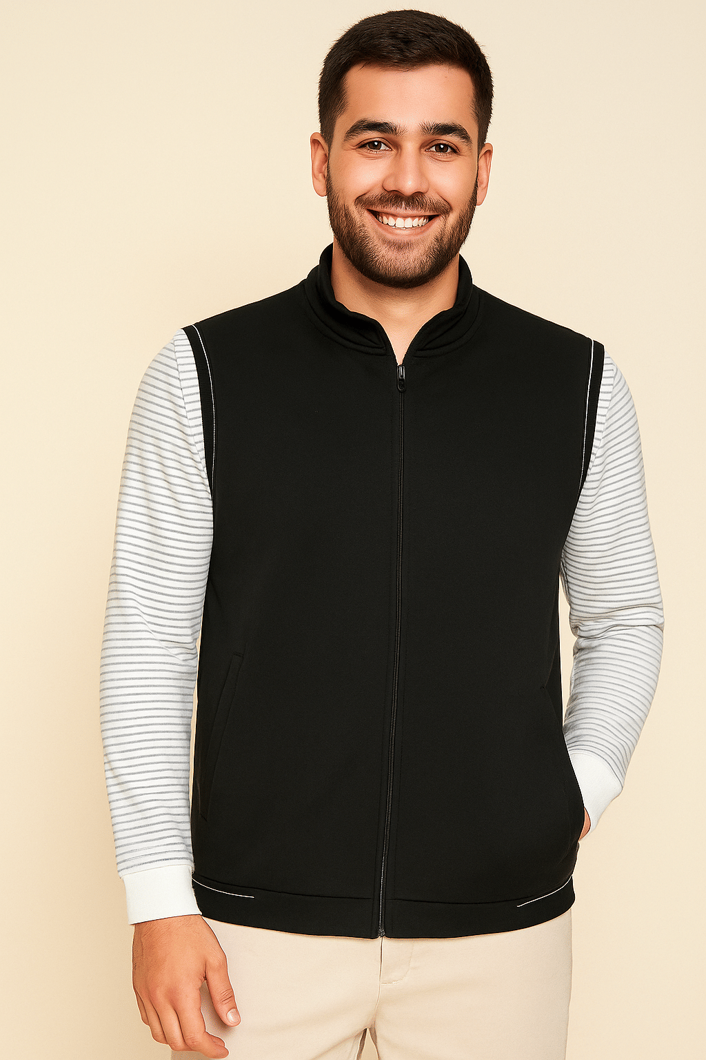     			CADMON Polyester Men's Windcheater Jacket - Black ( Pack of 1 )