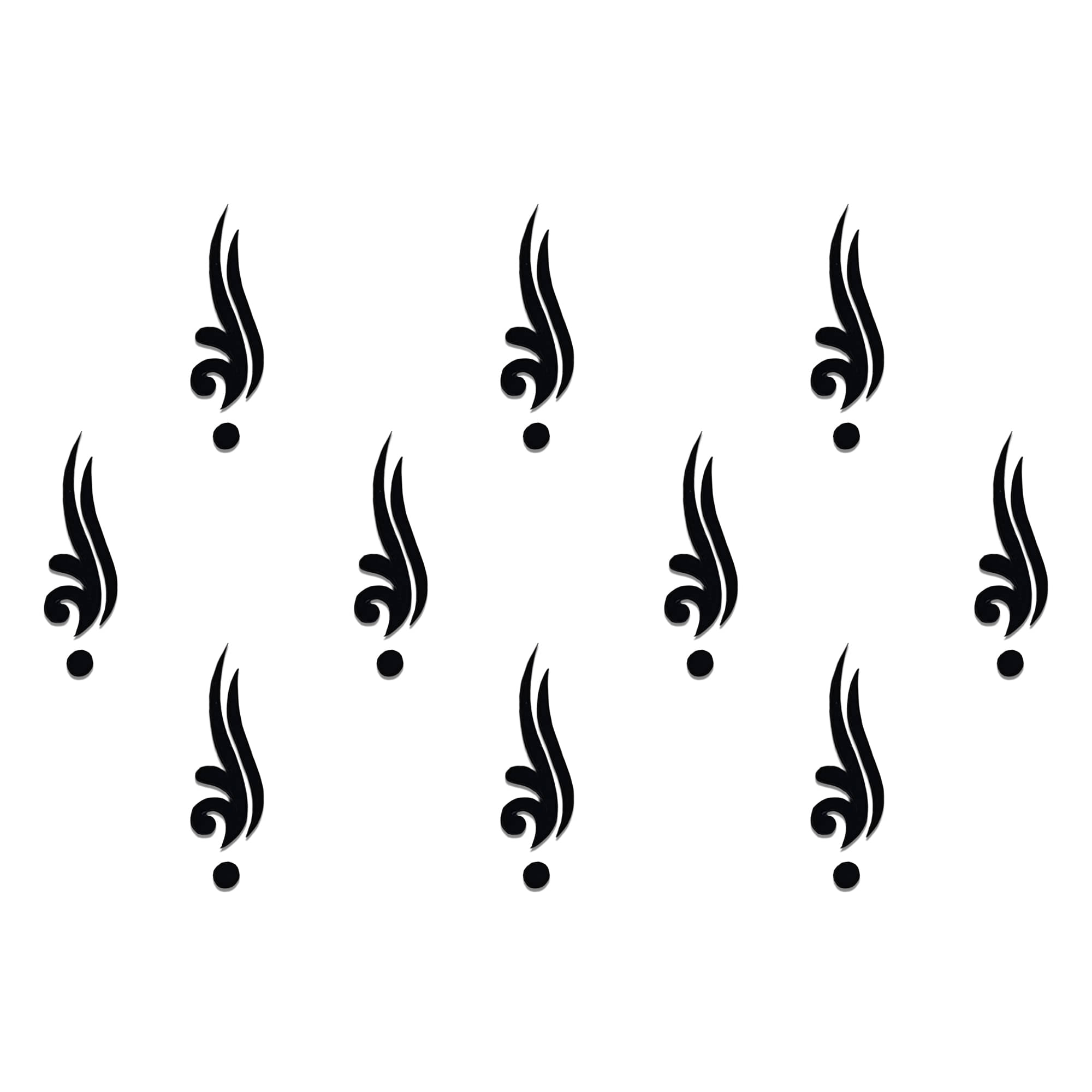     			Comet Busters 10 Pcs Traditional Multicolor Star Bindi Made with Premium Diamond, Pvc