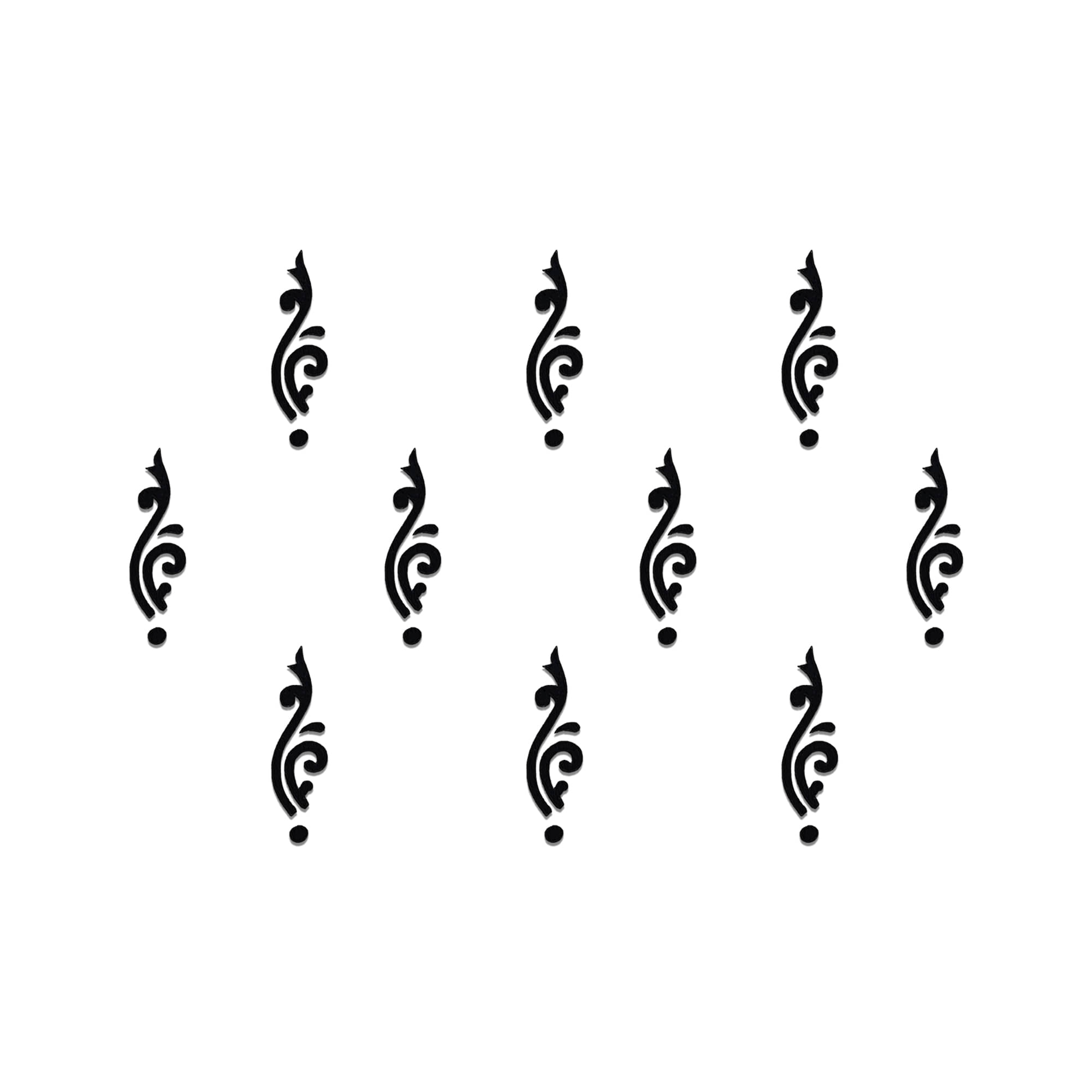     			Comet Busters Comet Busters Black Bindi Stick on Pack of 1 10 g