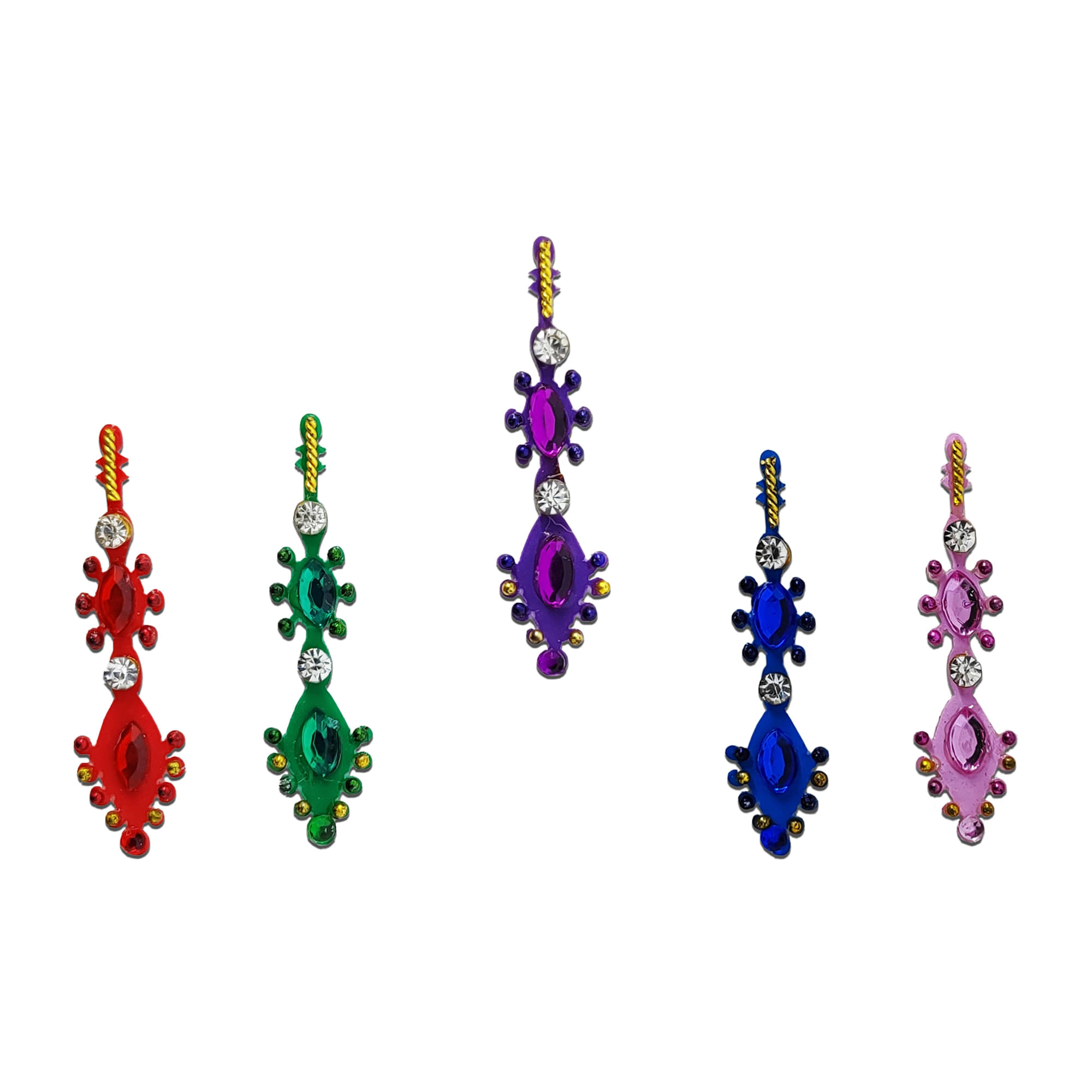     			Comet Busters Comet Busters Multicolour Bindi Stick on Pack of 1 10 g