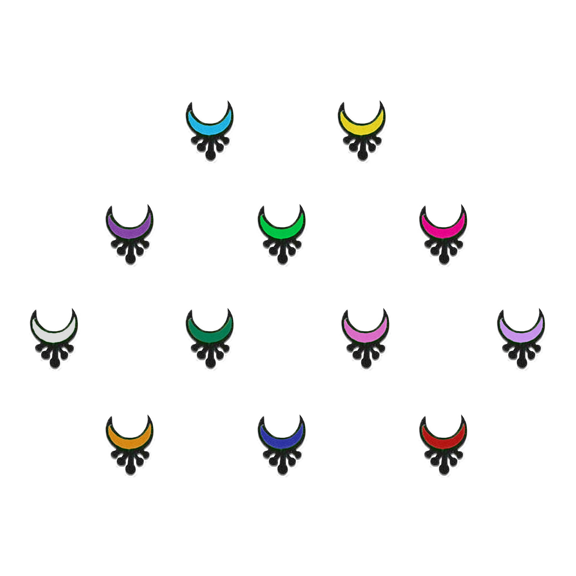     			Comet Busters Comet Busters Multicolour Bindi Stick on Pack of 1 10 g