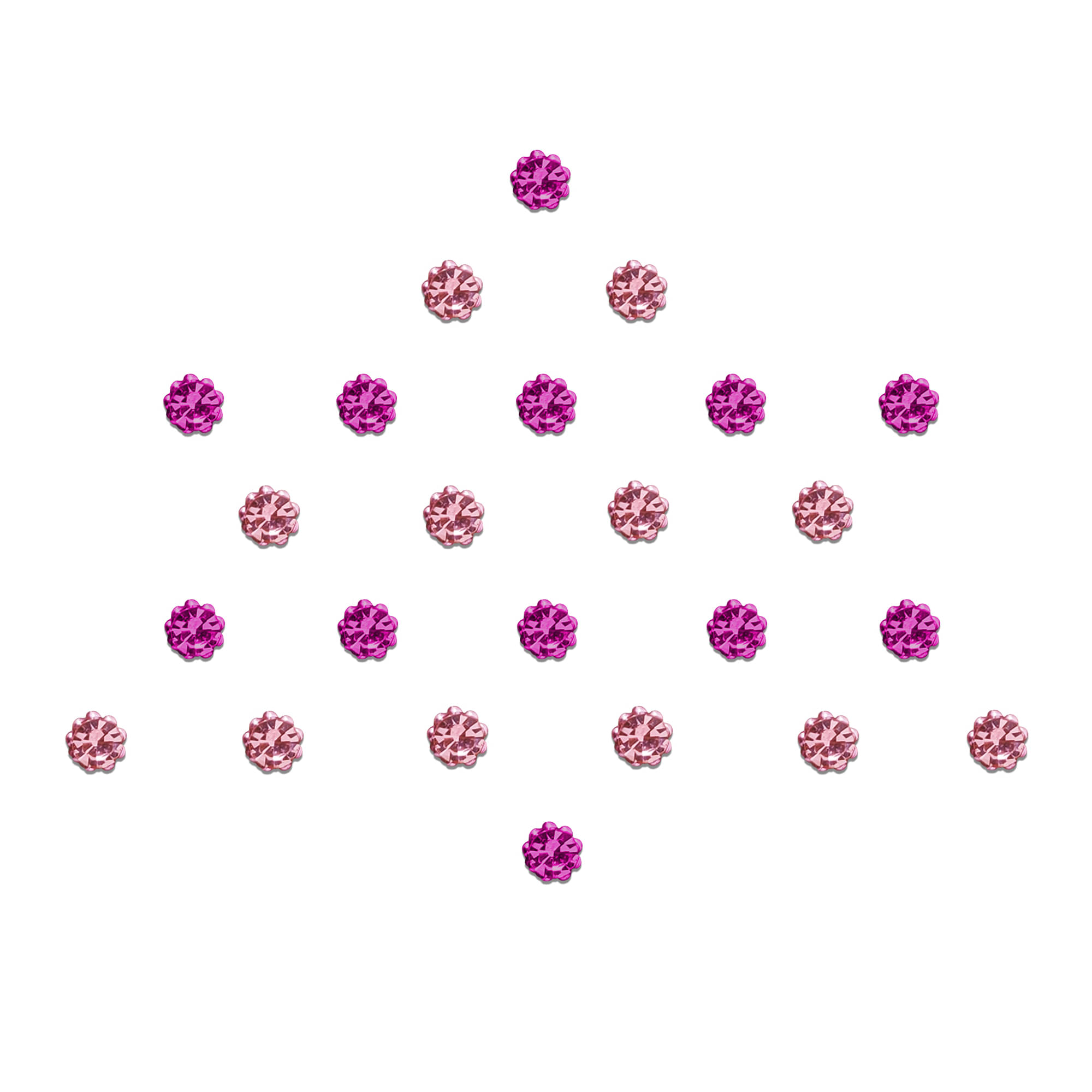     			Comet Busters 24 Pcs Traditional Pink Diamond Dot Bindi Made with Premium Diamond