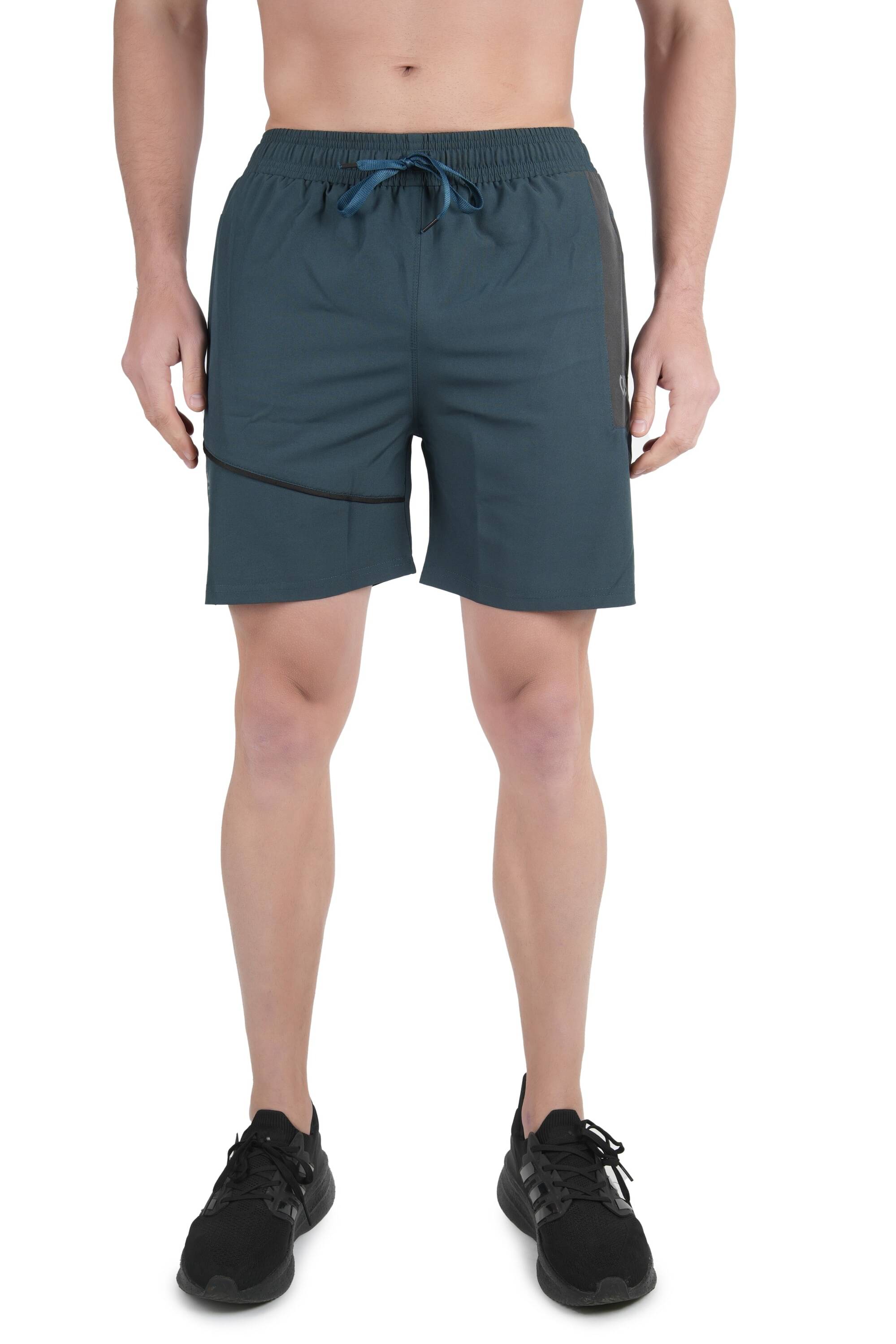     			KWINGS Blue Lycra Men's Running Shorts ( Pack of 1 )