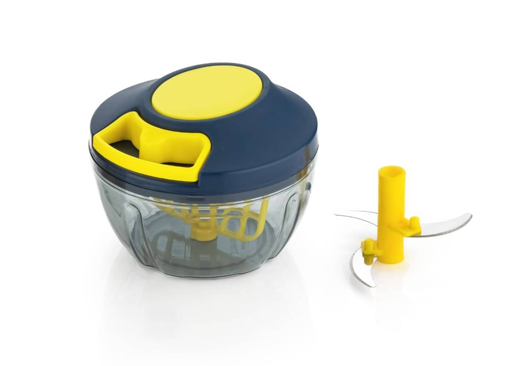     			Kitchen Tools Vegetables Cutter 3 Stainless Steel Blade, Powerful mini Handy Quick 450 ml Vegetable & Fruit Chopper (1 Chopper)