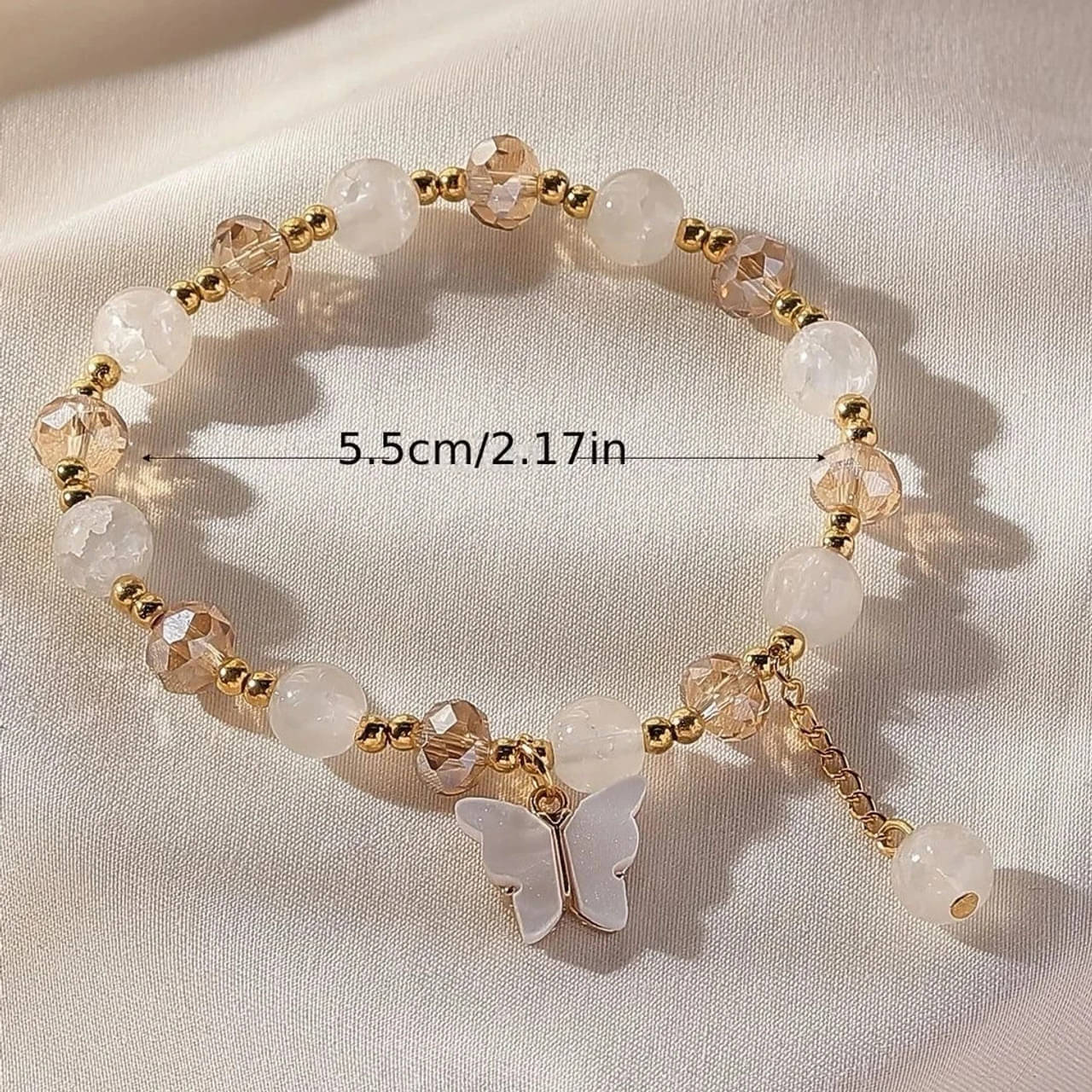 SENZATA White Charm Bracelet ( Pack of 2 ) SENZATA White Charm Bracelet ( Pack of 2 )