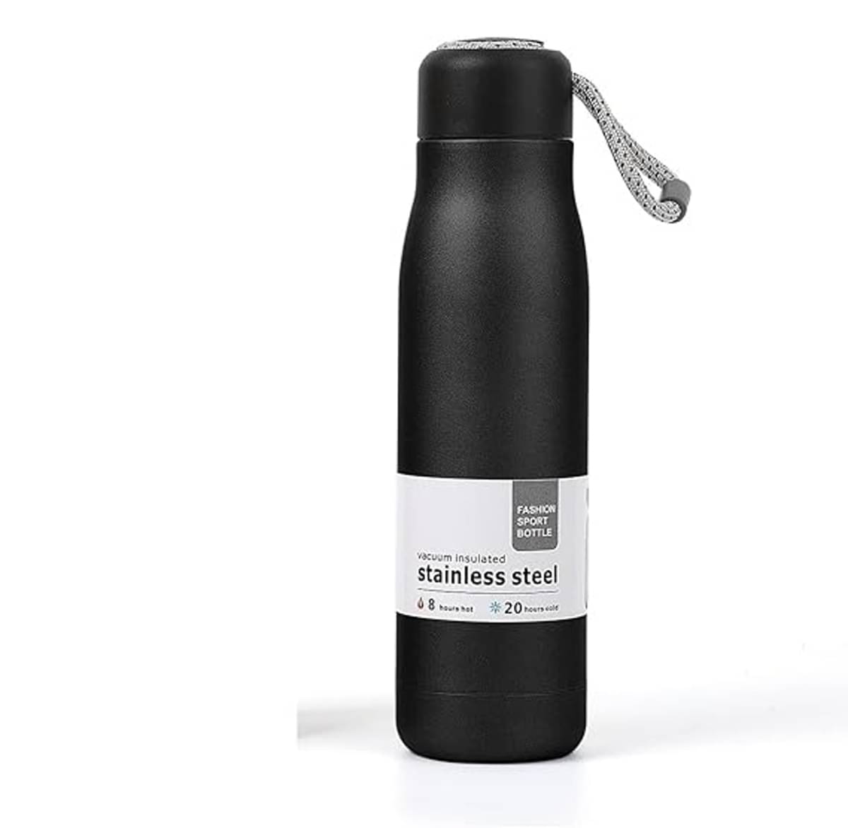     			SOURAV ENTERPRISE SSM FLASK BOTTLE - 0003 Black Steel Water Bottle 500 mL ( Set of 1 )