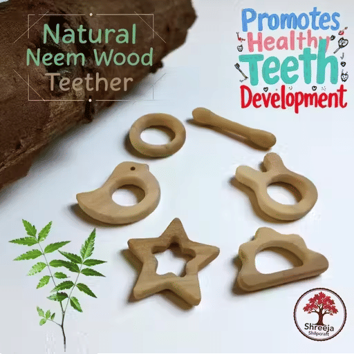     			Shree Blessings Wooden Teether ( 1 pcs )
