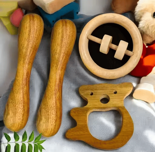     			Shree Blessings Wooden Teether ( 1 pcs )