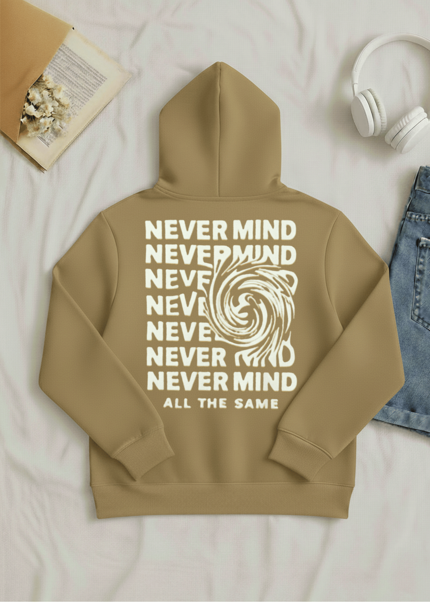     			Singham Cotton Blend Hooded Men's Sweatshirt - Brown ( Pack of 1 )