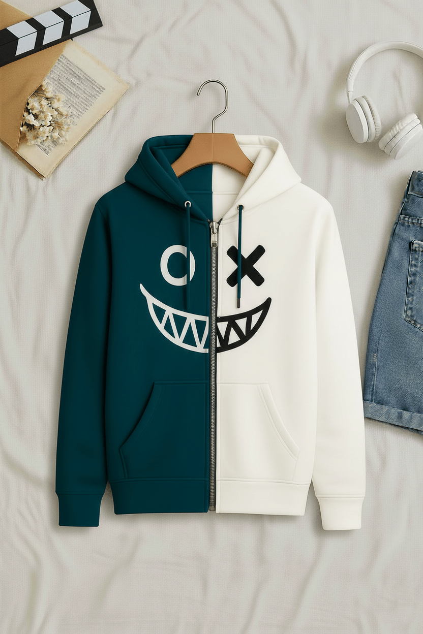     			Singham Cotton Blend Hooded Men's Sweatshirt - Green ( Pack of 1 )