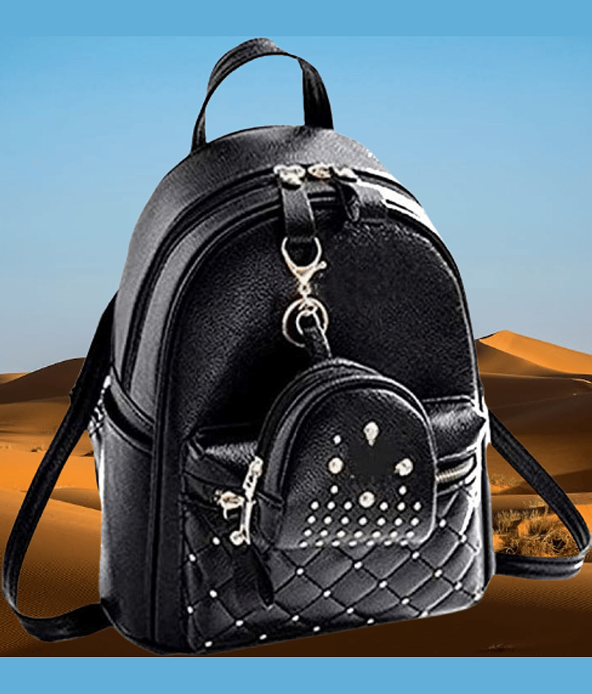 THE MONAINA CEAPT Backpack PU Set of 1 ( Maroon ) - Handbags | Buy online on ZillyBuy