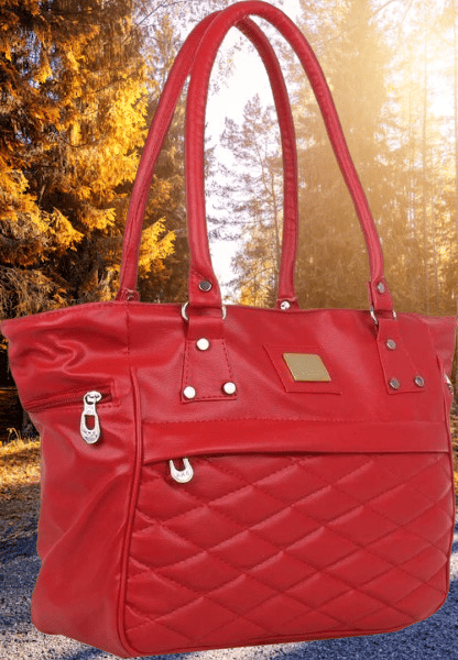     			THE MONAINA CEAPT Handbags Accessories PU Set of 1 ( Red )