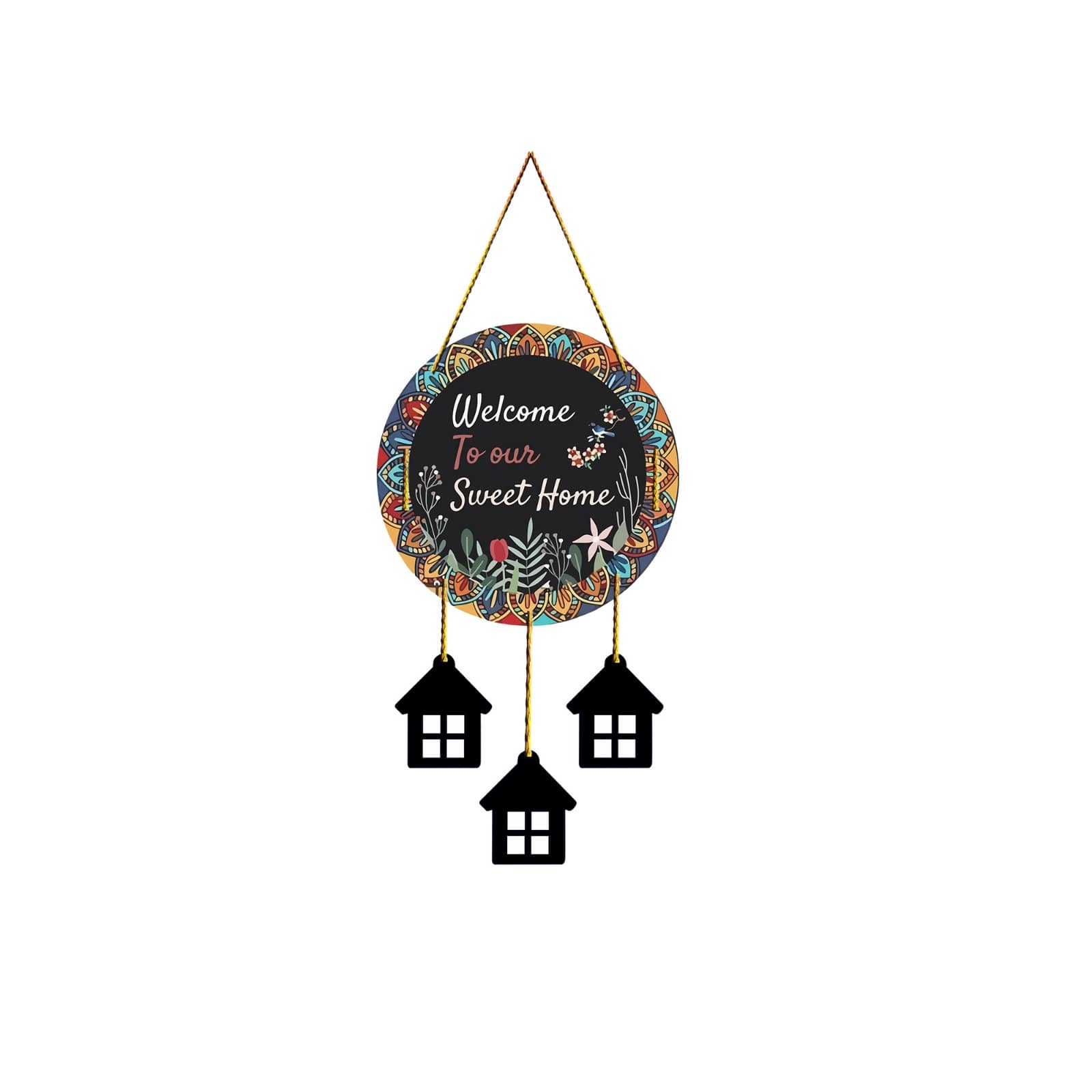 Welcome wall hanging for home decoration door hanging living room decor