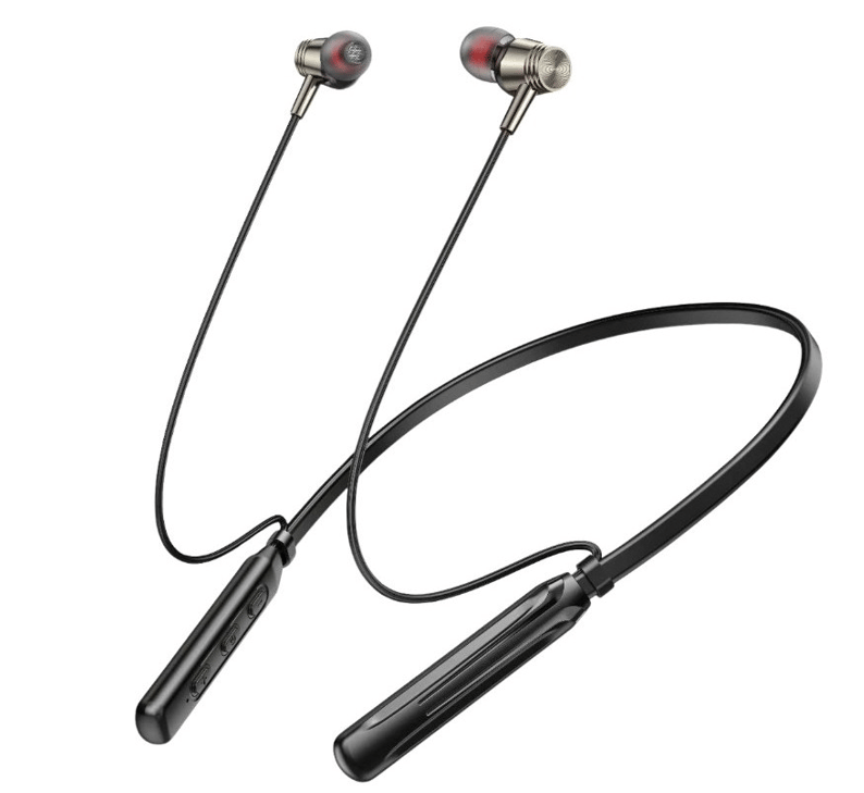     			Wireless in-Ear Neckband Bluetooth Earphones with 10mm Drivers, Rich Music Experience, 50 Hours Playtime, Type C Fast Charging, Neckband Earphones