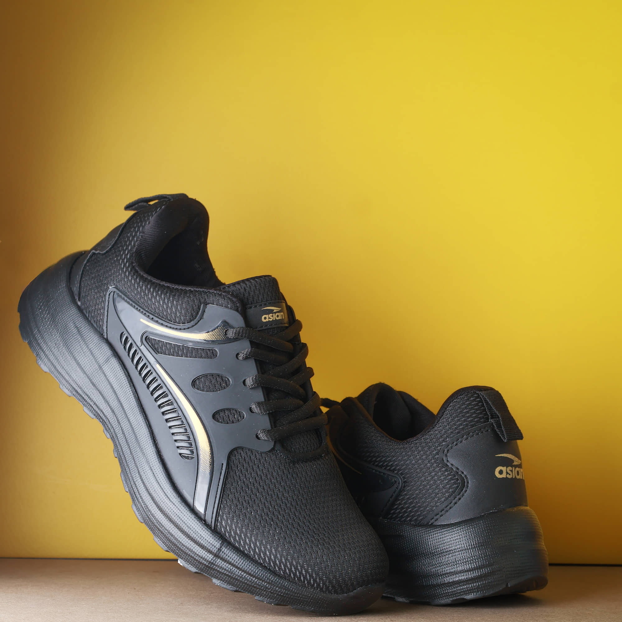 ASIAN TOOFAN-09 Black Men's Sports Running Shoes - Sports Shoes | Buy online on ZillyBuy