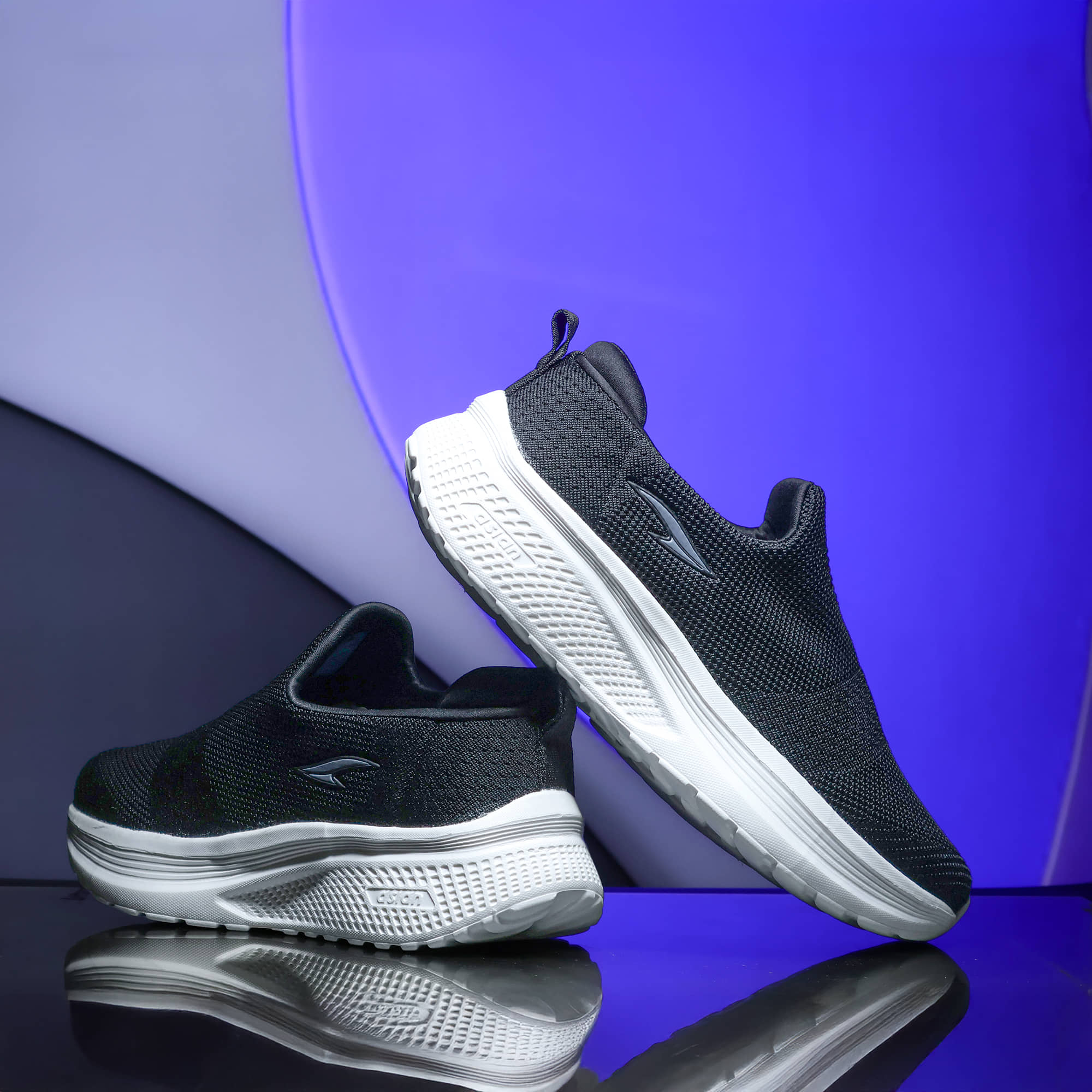 ASIAN WONDERWALK-22 Dark Grey Men's Slip-on Shoes - Casual Shoes | Buy online on ZillyBuy