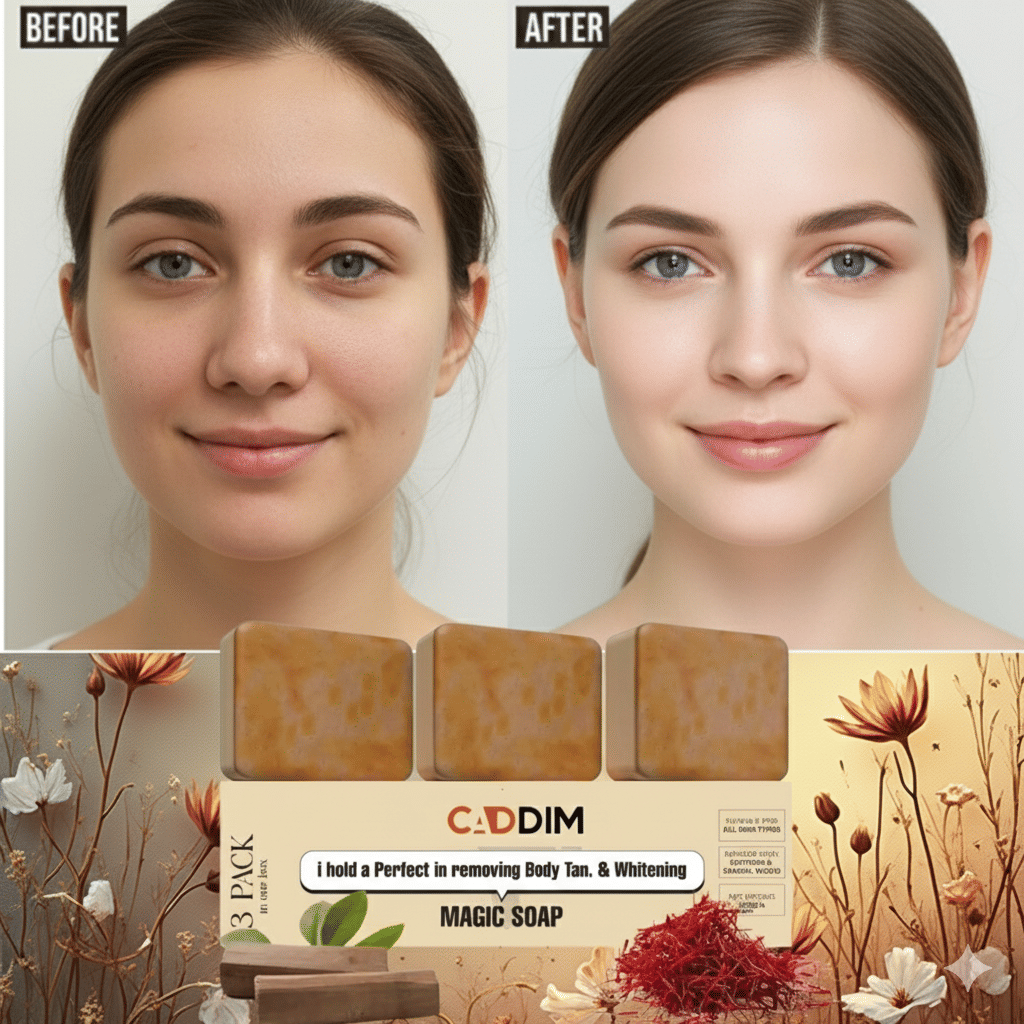 Caddim Naturals Skin Whitening GHARSOAPS Soap for All Skin Type ( Pack of 3 )