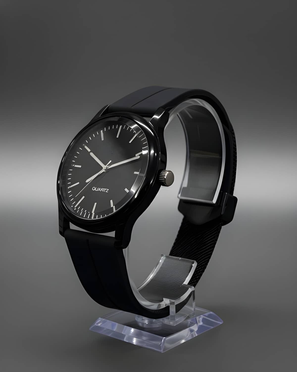 DECLASSE Black Silicon Analog Men's Watch