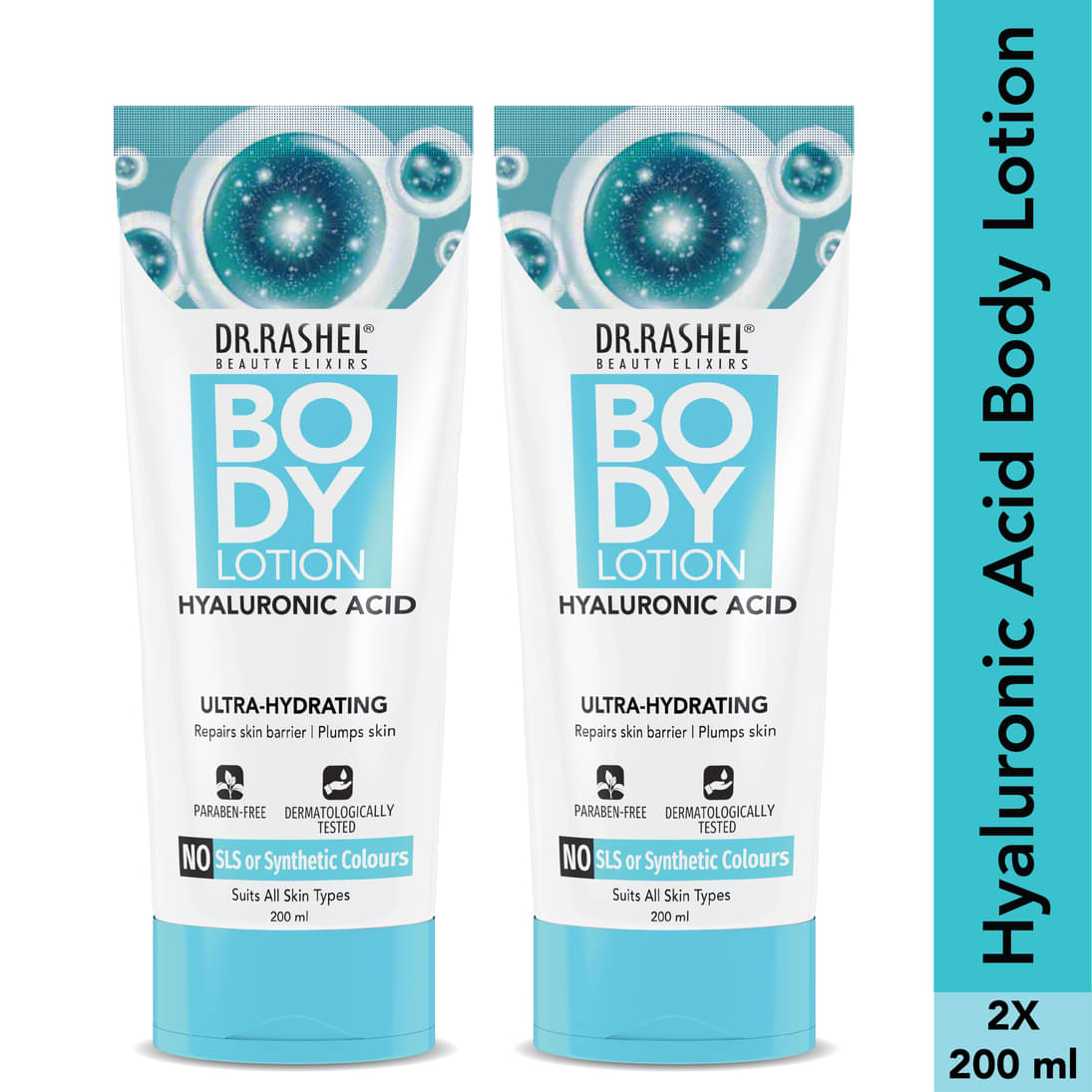    			DR.RASHEL Hydrating Lotion For All Skin Type 200 ml (Pack of 2) ( Pack of 2 )