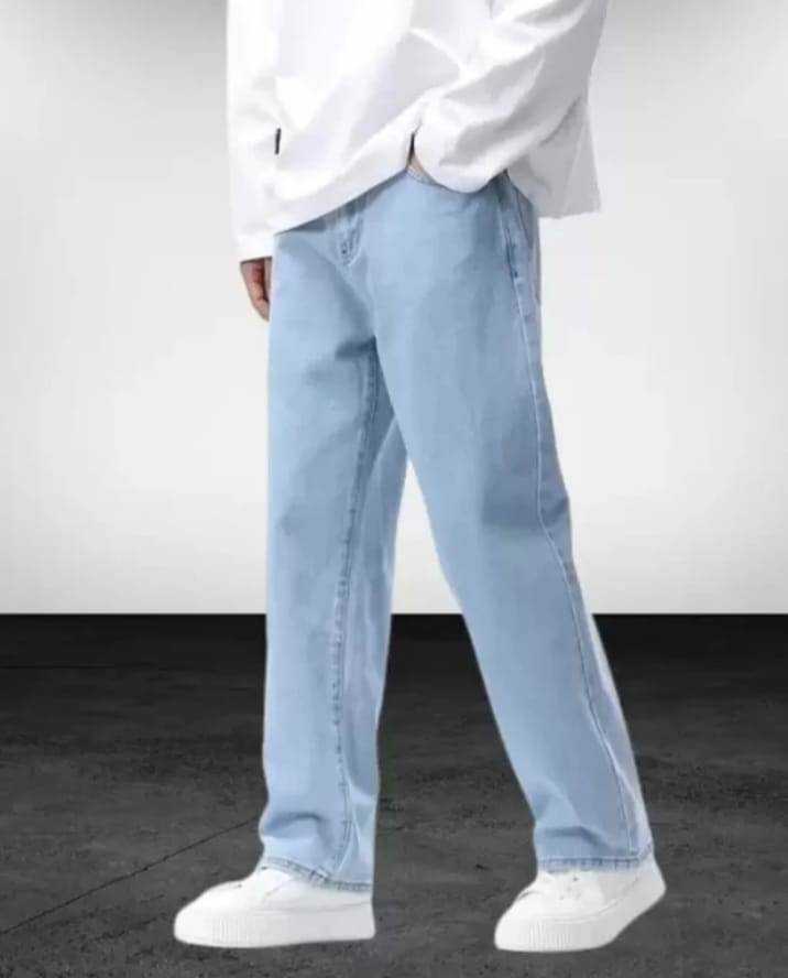 Jeans Clean Look Men's Jeans - Light Blue ( Pack of 1 ) Jeans Clean Look Men's Jeans - Light Blue ( Pack of 1 )