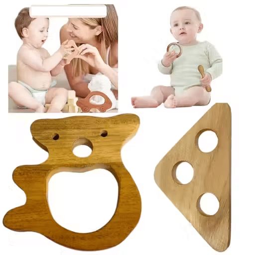     			Shree Blessings Wooden Teether ( 1 pcs )
