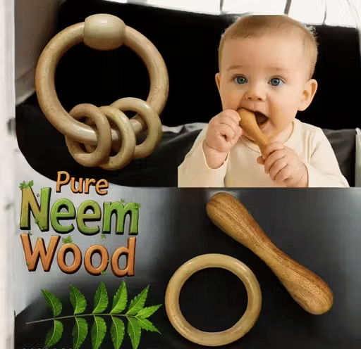     			Shree Blessings Wooden Teether ( 1 pcs )