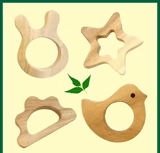     			Shree Blessings Wooden Teether ( 1 pcs )