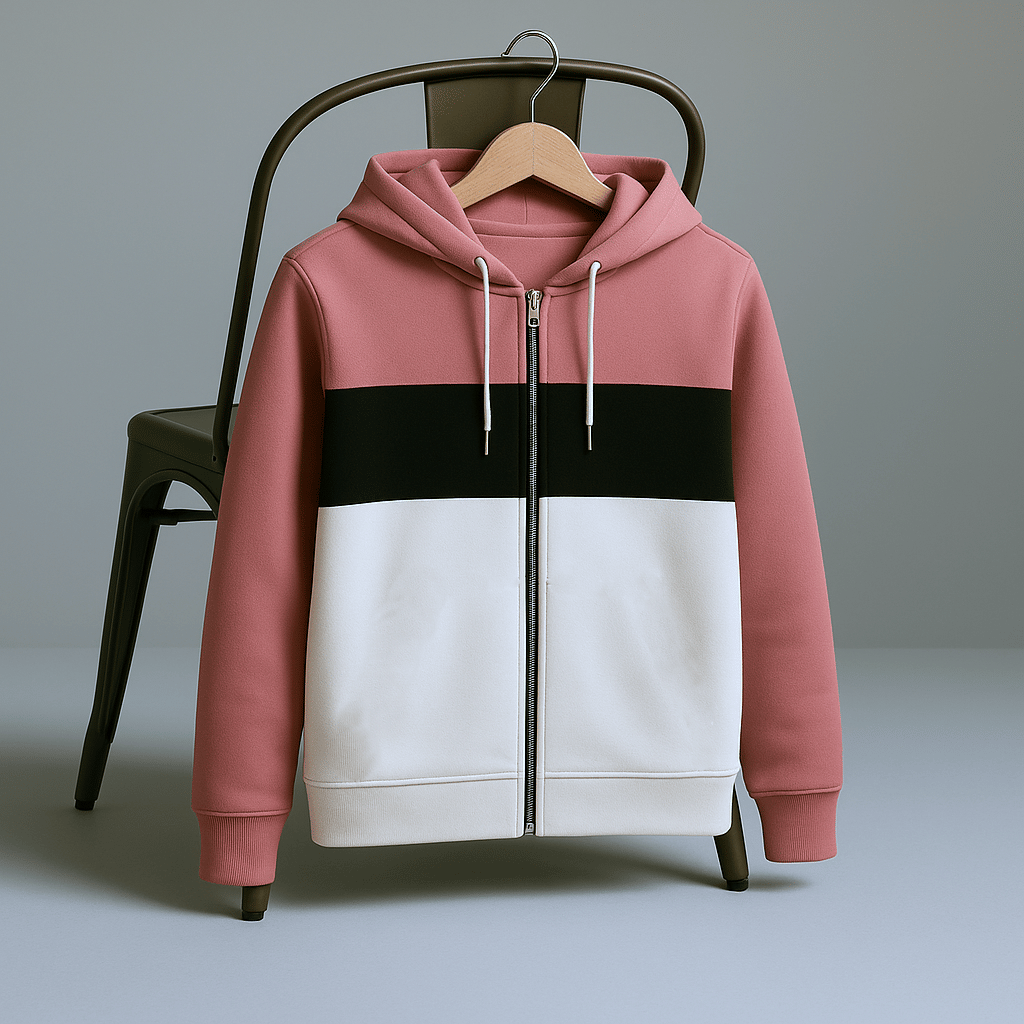 Singham Cotton Blend Hooded Men's Sweatshirt - Pink ( Pack of 1 ) Singham Cotton Blend Hooded Men's Sweatshirt - Pink ( Pack of 1 )