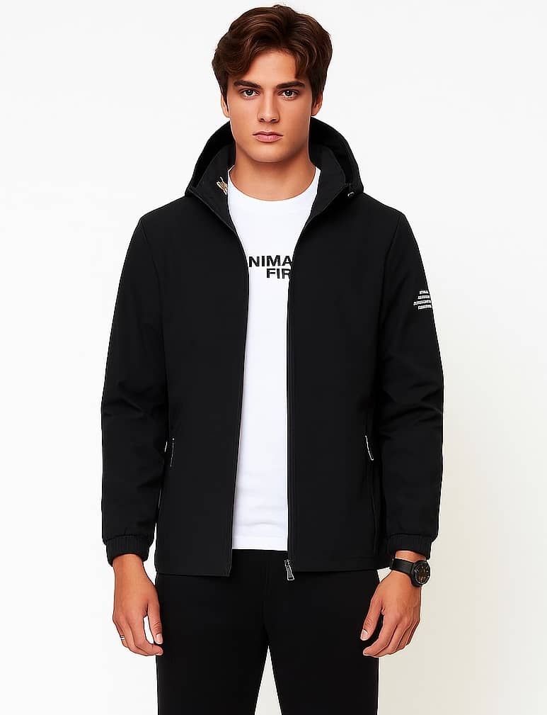 TAZO Nylon Men's Casual Jacket - Black ( Pack of 1 ) - Jackets & Coats | Buy online on ZillyBuy