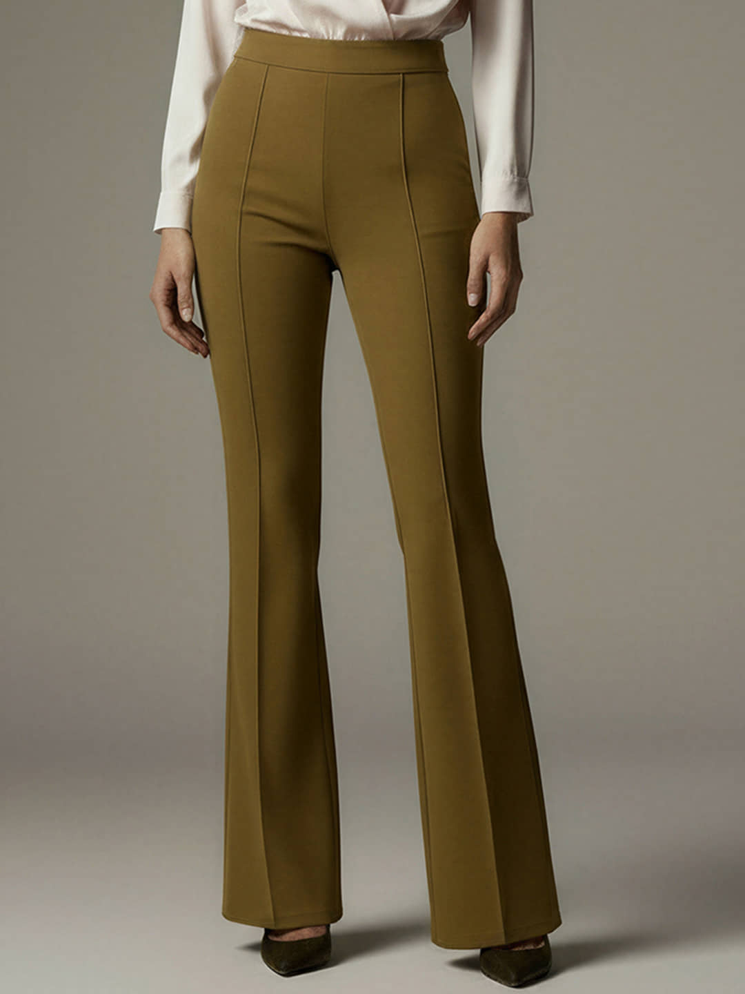 Addyvero Women Polyester Casual Trousers ( Brown ) - Trousers | Buy online on ZillyBuy