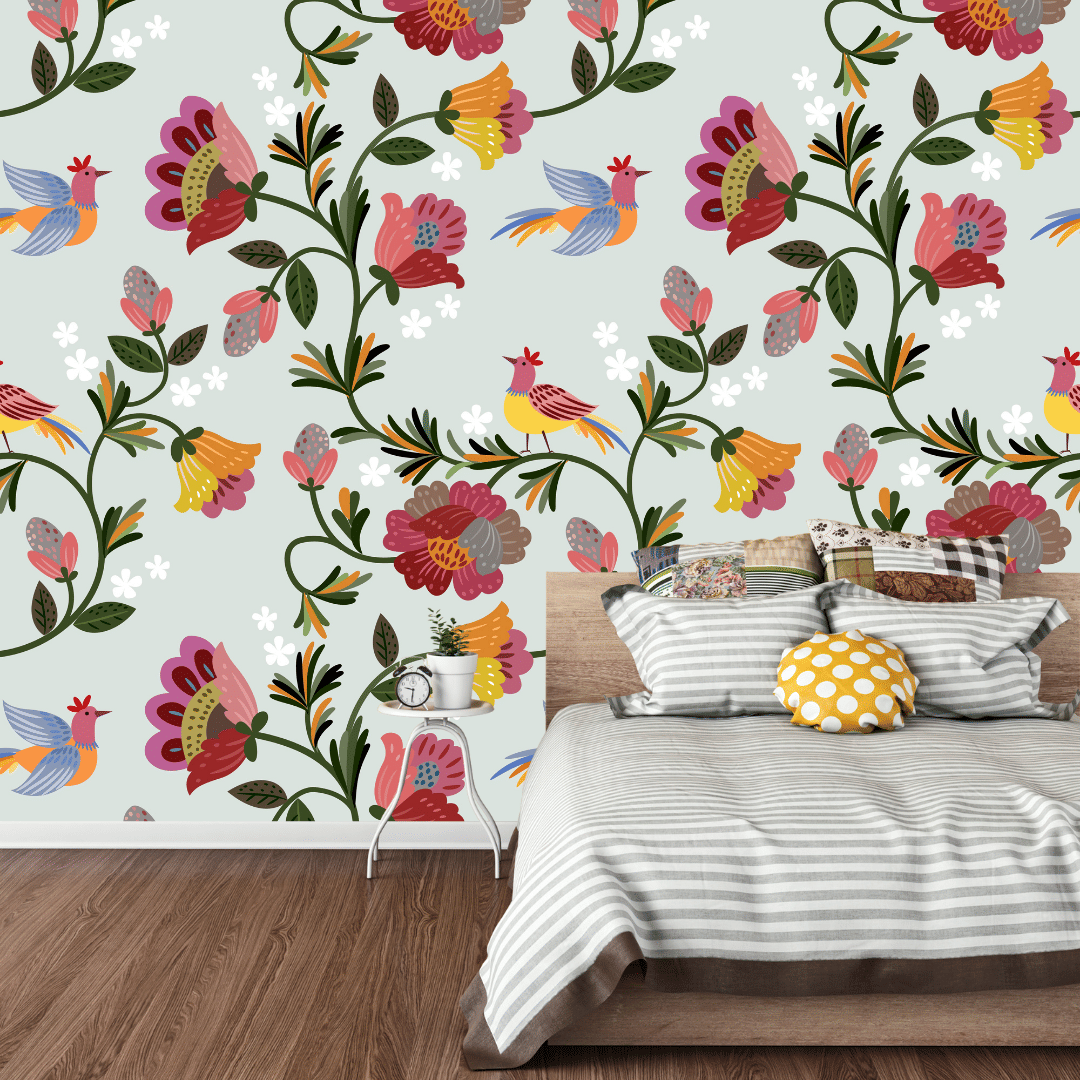     			INTERAWALLDECOR Self-Adhesive Decal Wallpaper Specific Product for Bedroom, Living Room, Kids Room, Play Room, Office | Abstract Home Wallpaper for Home Decor ( Pack of 1 Pcs,  Size-16x117Inches Each Strip)