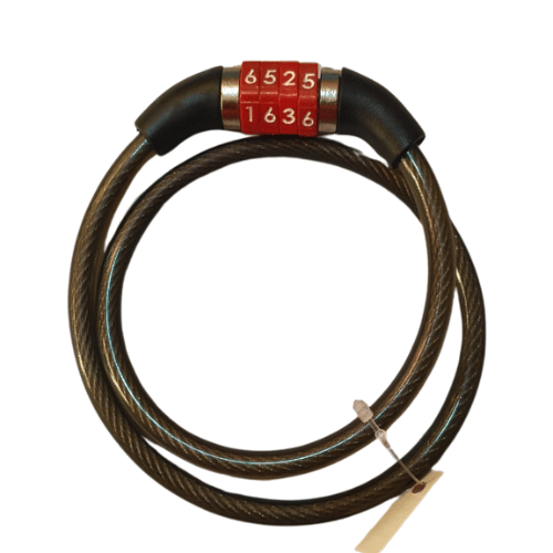    			MALAIKAH PVC Number Lock 22 Inch with Steel Wire – Durable Anti-Theft Cable Lock for Cycle & Bike – Single Pack