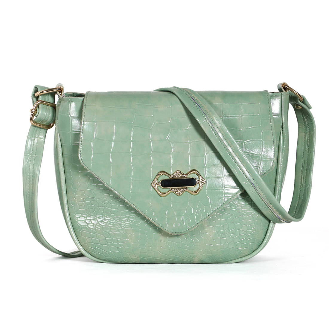     			NARIOX Sling Bag PU Set of 1 ( Green )