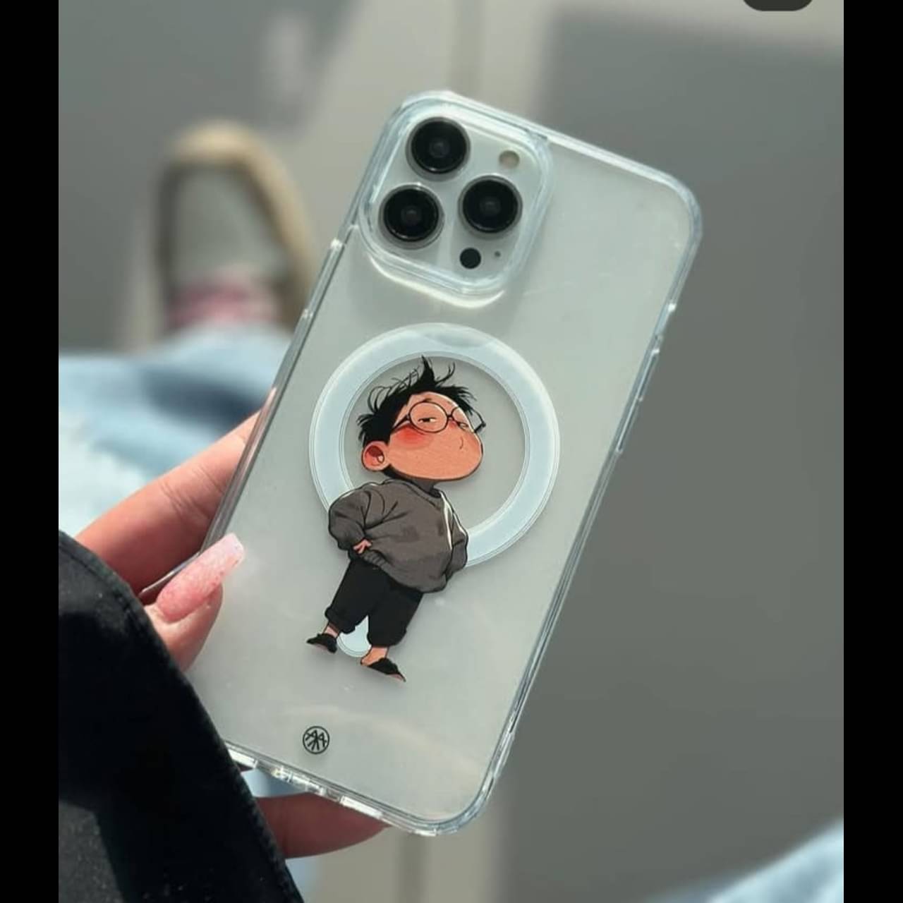     			RMVRINDA White Printed Back Cover TPU Glossy Cases Compatible For IPHONE 14 ( Pack of 1 )