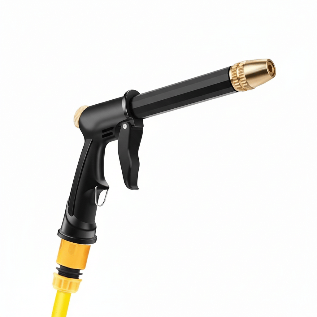 ReeMart Premium Black Metal Spray Gun with Trigger – High-Pressure, Rustproof, Adjustable Nozzle for Car, Garden & Home Use ReeMart Premium Black Metal Spray Gun with Trigger – High-Pressure, Rustproof, Adjustable Nozzle for Car, Garden & Home Use